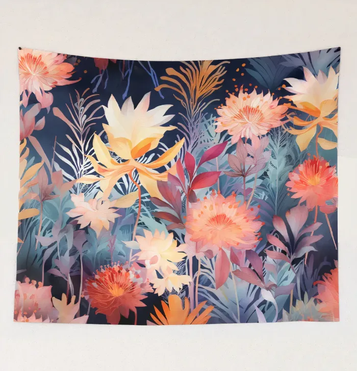 desert bloom tableau textile