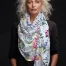 foulard femme rectangulaire en soie ou paréo. Design belge