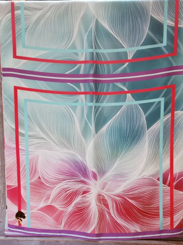 GRAND FOULARD RECTANGLE style graphique