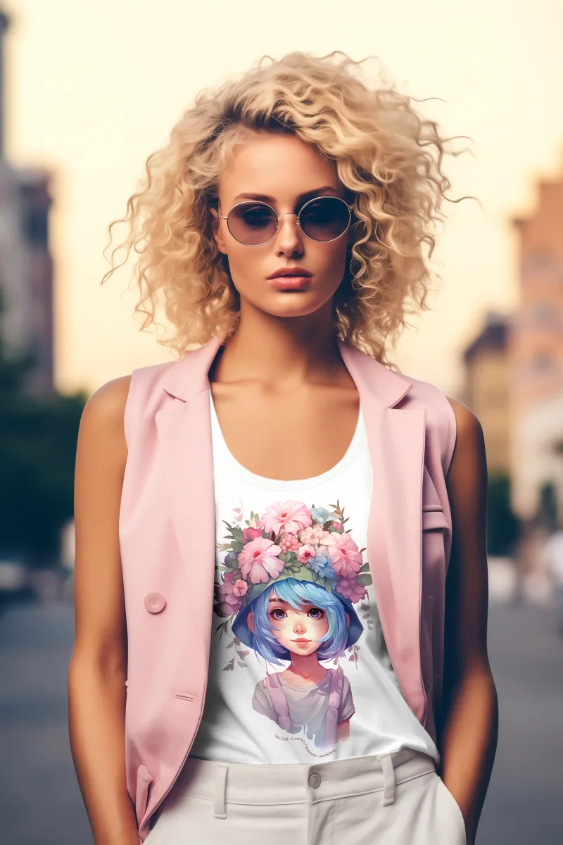 t-shirt coton bio Gus Doll Camélia