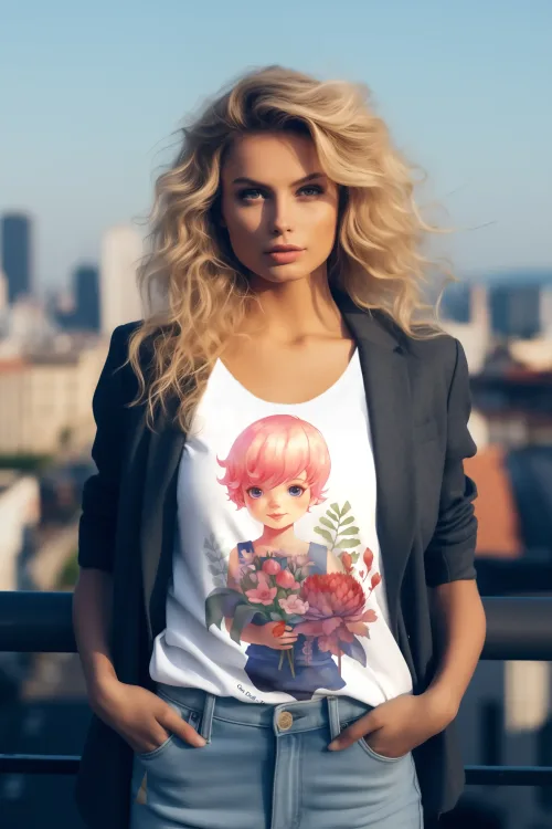 poupée gus Téa, t-shirt 100% coton bio
