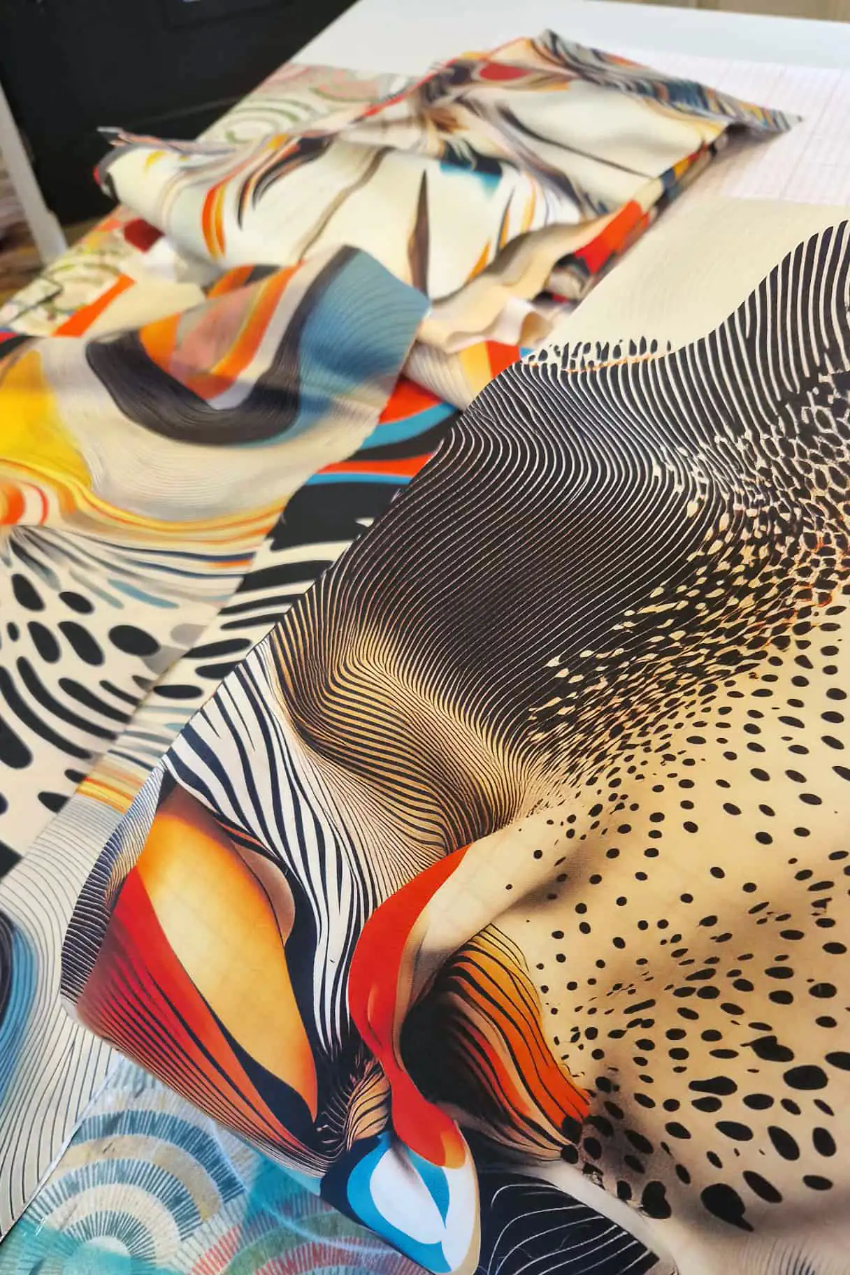 tissu personnalisé pour abat-jour restauration de lampes