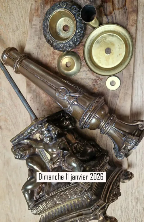 atelier collectif de restauration de lampe en métal (cuivre, laiton, bronze)